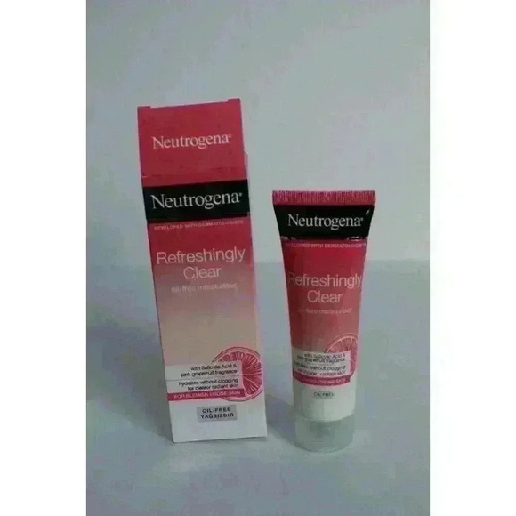 Neutrogena Refreshingly Clear Oil-Free Moisturizer 50Ml Pink Grapefruit NIB - Picture 10 of 11